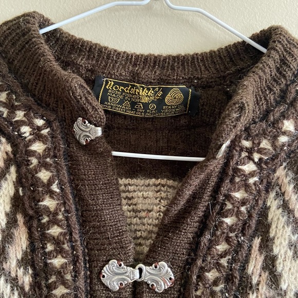 Nordstrikk Norwegian fair isle cardigan S - Picture 7 of 12